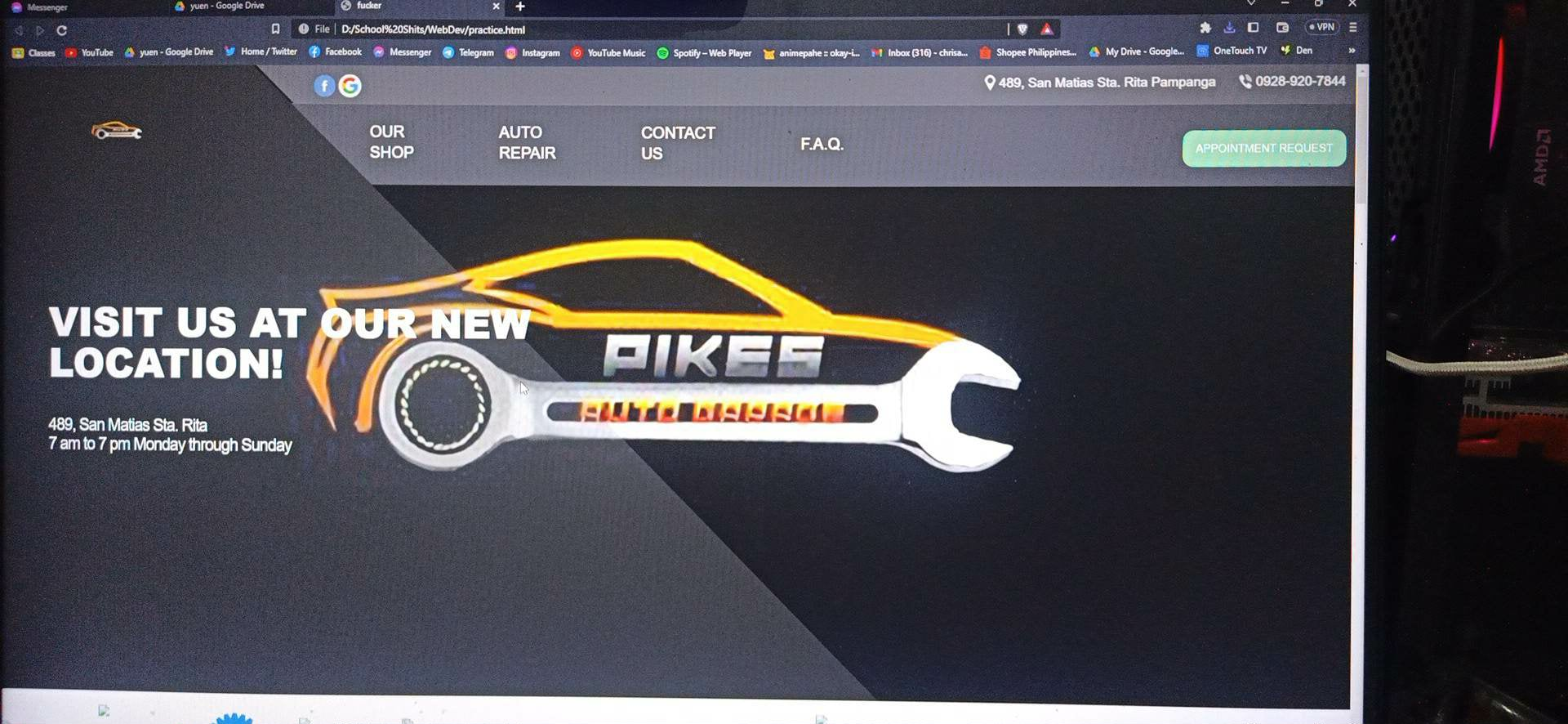 Project 3 screenshot